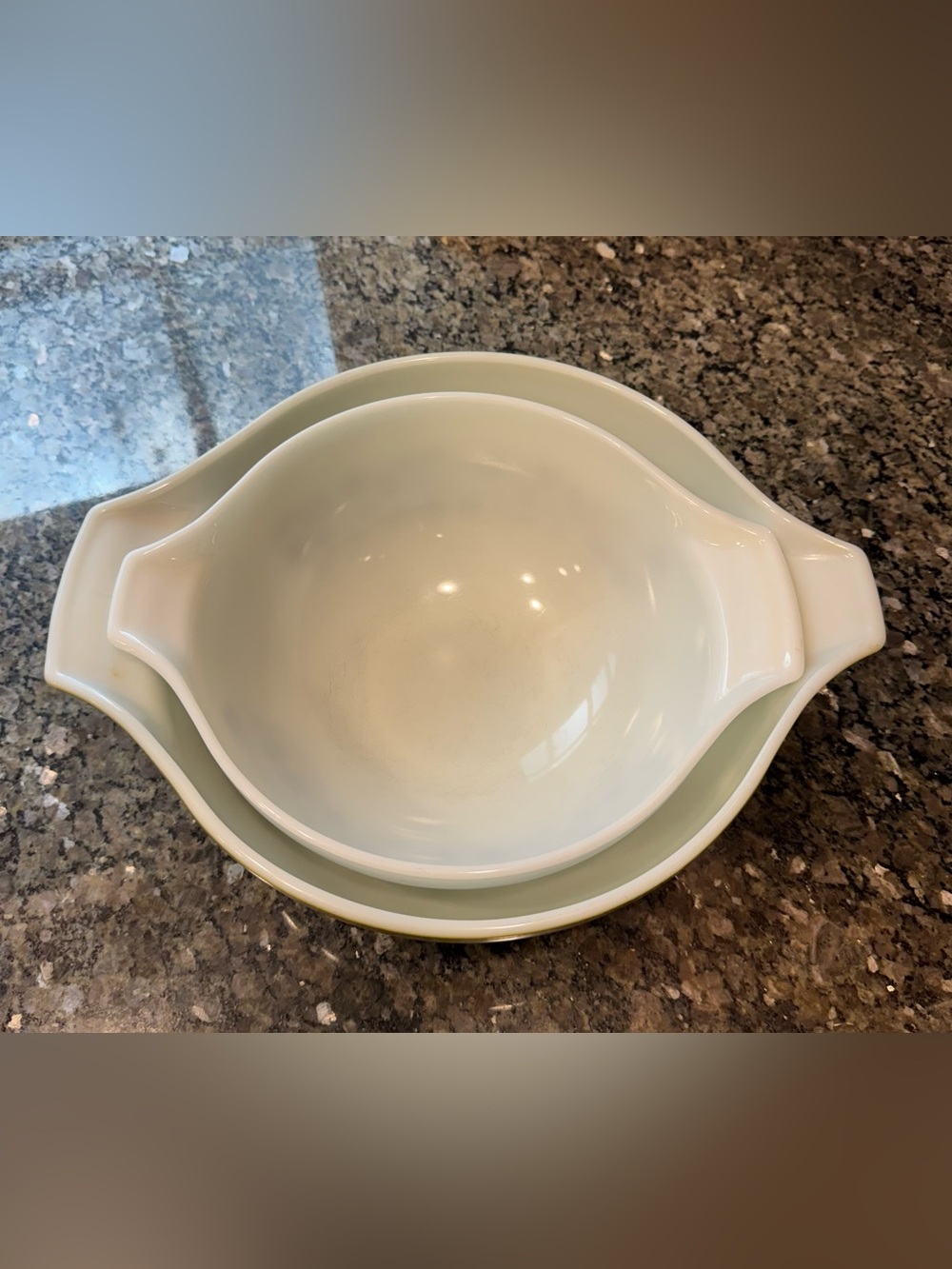 Pyrex Spring Blossom Cinderella Mixing Bowl Set 444 Crazy Daisy Pristine - Picture 6 of 8